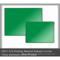 Placas PS de desplazamiento positivo de color verde (M28)